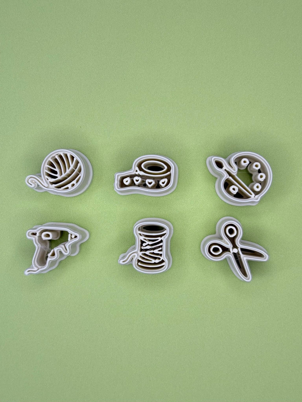 Craft Themed Clay Cutters Mini Polymer Clay Cutters Craft Tools Set 3D Printed Clay Cutters DIY Jewelry Supplies Earring Cutters