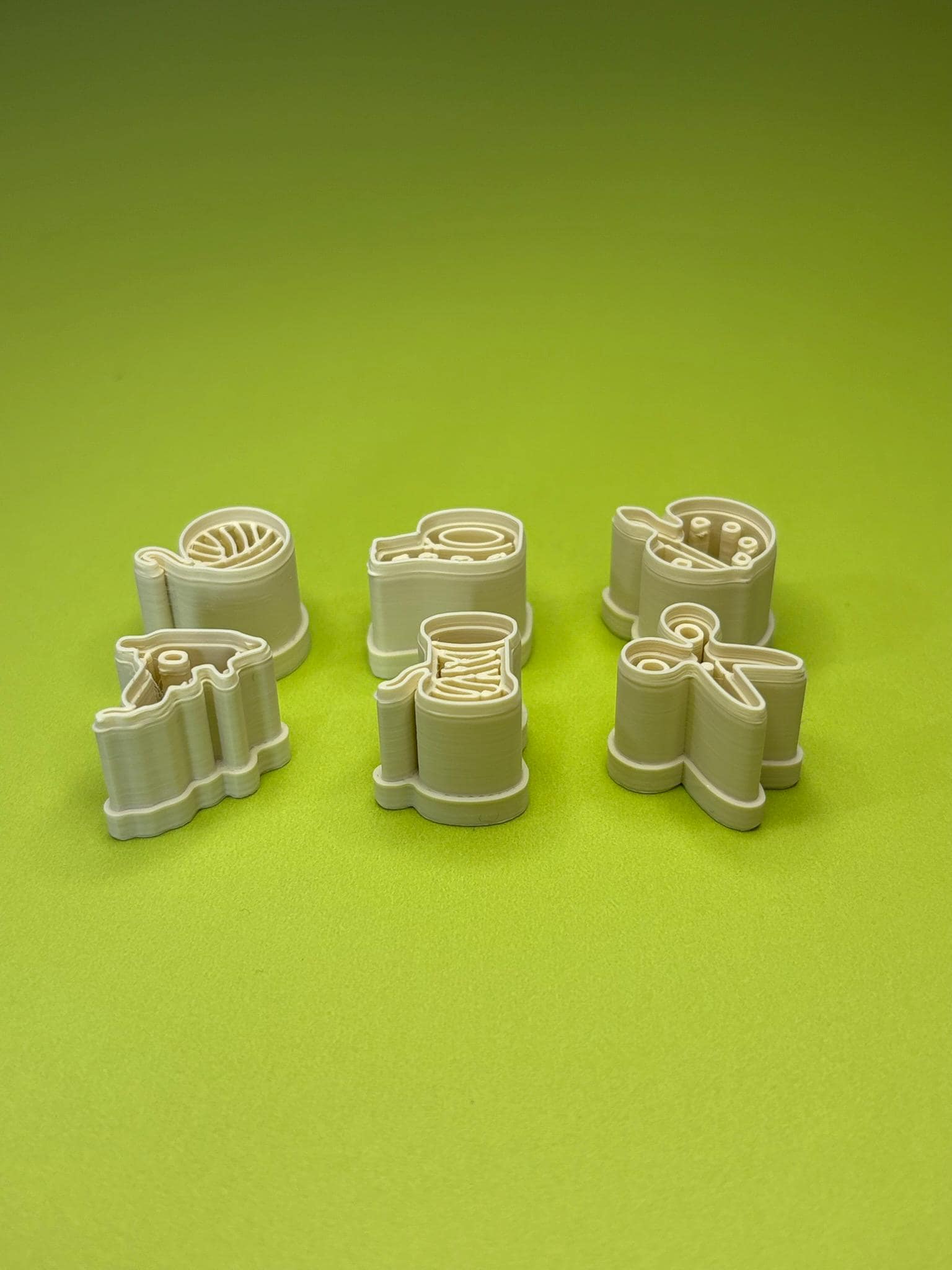 Craft Themed Clay Cutters Mini Polymer Clay Cutters Craft Tools Set 3D Printed Clay Cutters DIY Jewelry Supplies Earring Cutters